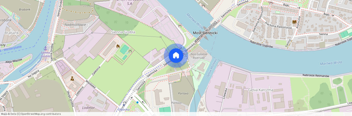 ul. Siennicka, Śródmieście, Gdańsk, pomorskie