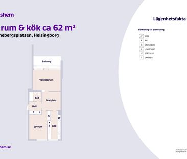 Elinebergsplatsen 4 A, Helsingborg - Foto 4