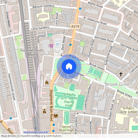 Phoenix Lodge Mansions, Brook Green, London, W6