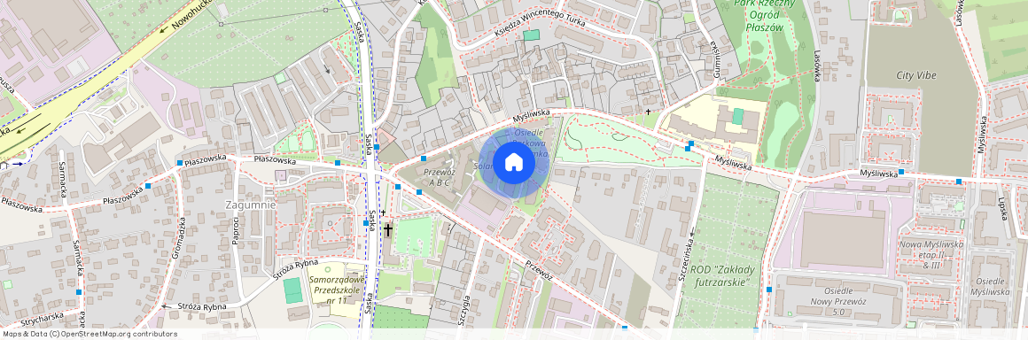 Kraków Płaszów, Myśliwska