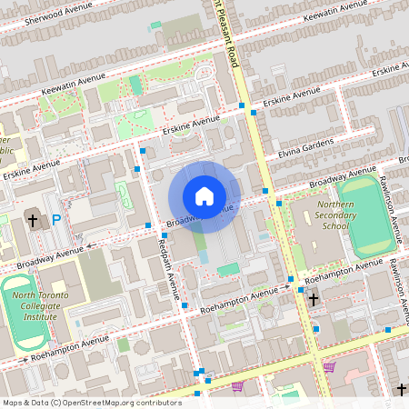 google map, Old Toronto, Old Toronto, Toronto, M4P 1V6