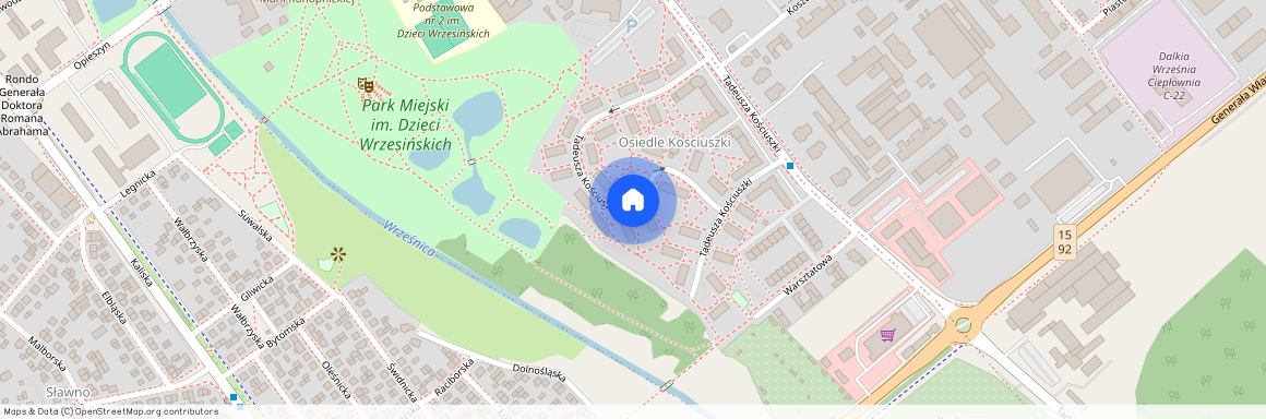 ul. Tadeusza Kościuszki, Września, Września, wrzesiński, wielkopolskie