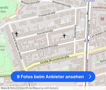 Altbaucharme in Giebichenstein – helle 3-Zimmer-Wohnung mit Einbauk... - Foto 1