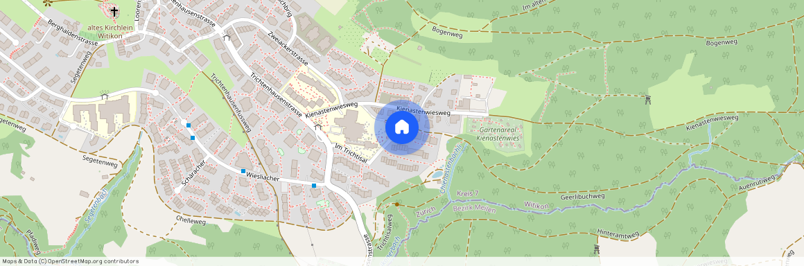 Im Trichtisal 7a, 8053 Zürich, Lageplan