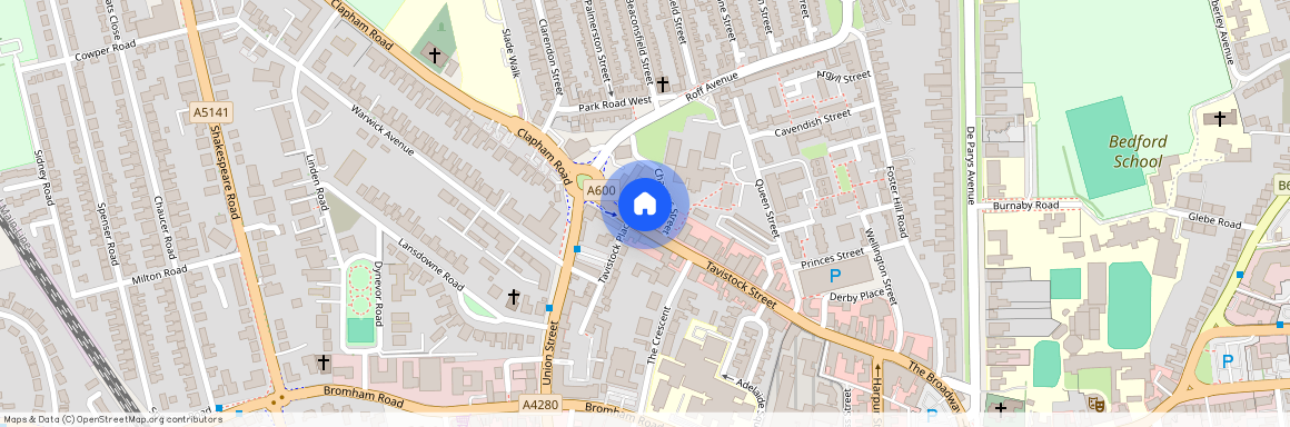 Tavistock Street, Bedford, MK40