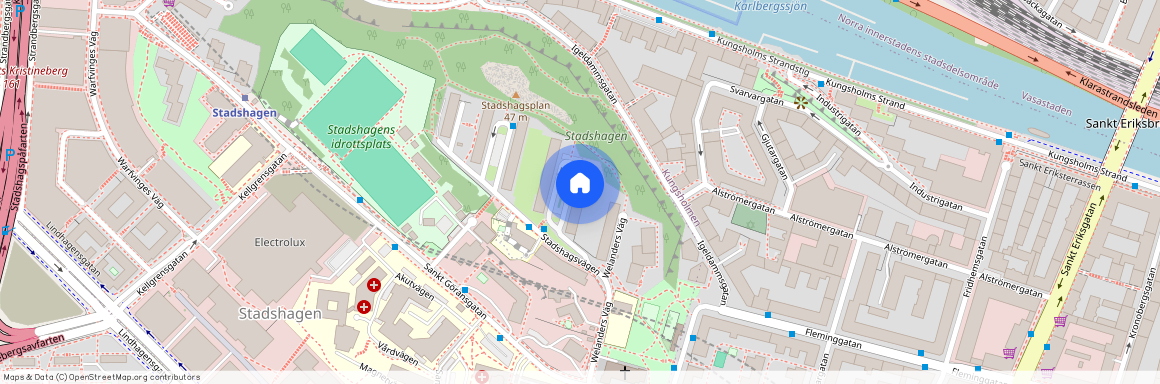 John Bergs plan, Stockholm