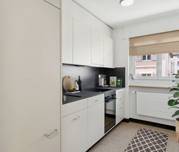 Magnifique appartement rénové de 3 pièces à louer avec terrasse et ... - Photo 4