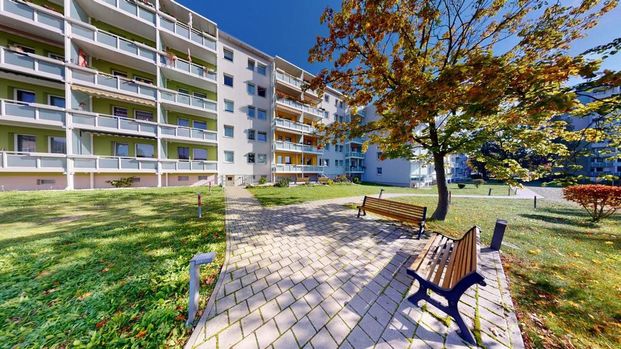 Ebenerdig erreichbare 2-Raum-Wohnung mit Balkon - Foto 1