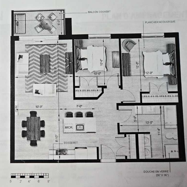 Grand 4 1/2 rez-de-chaussée - Photo 1