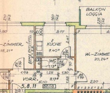Sehr gut geschnittene Zweizimmer-Wohnung mit Balkon und Garagenplat... - Foto 1
