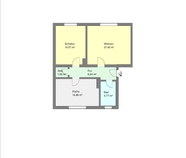 Gemütliche 2 Zimmer-Wohnung in Dortmund - Kirchderne - Foto 1