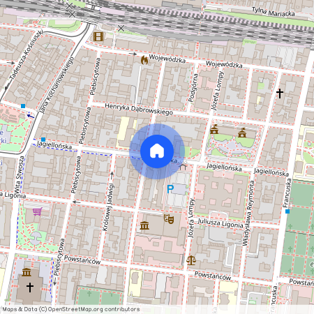 ul. Jagiellońska, Śródmieście, Katowice, śląskie