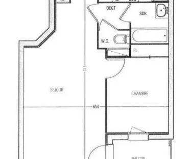 Appartement à louer 2 pièces 47.97m² - Photo 2