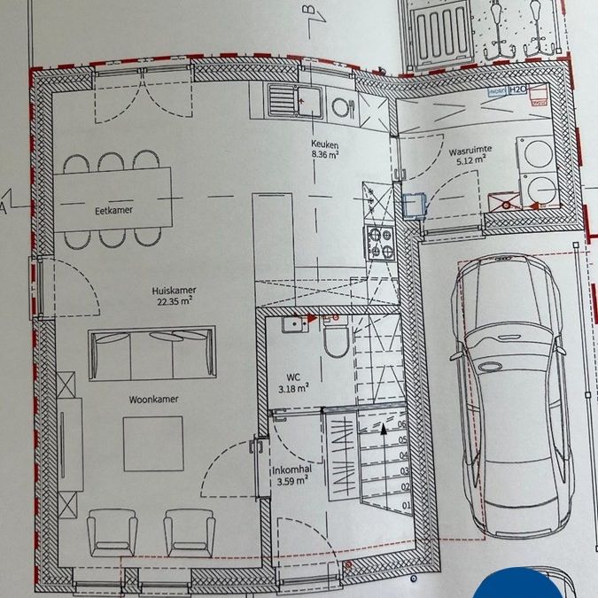Prachtige HOB met 3 slpks, garage, terras en tuin - Foto 1