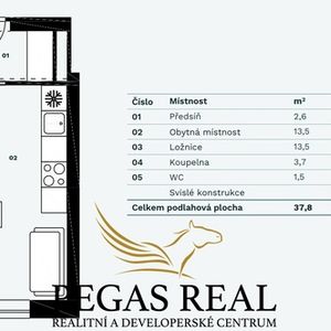 Pronájem bytu 2KK 37,8 m - Фото 2