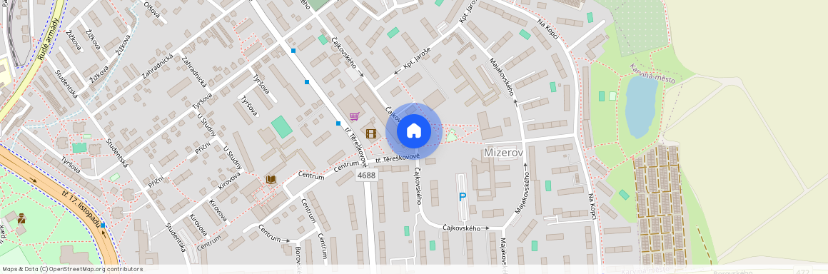 Čajkovského, Karviná - Mizerov