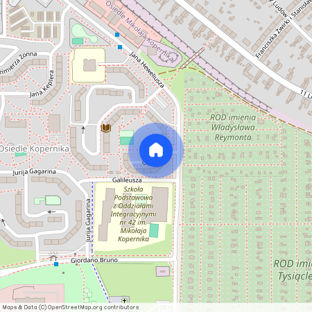 ul. Galileusza, Osiedle Mikołaja Kopernika, Zabrze, śląskie