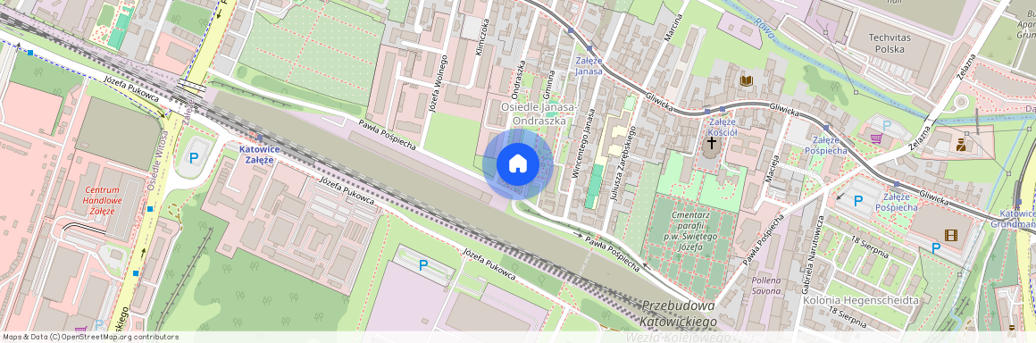 Katowice, Centrum, ul. Ondraszka