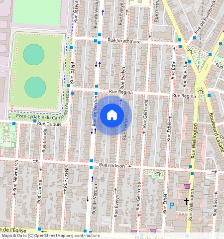 ** Rue Evelyn, Verdun, Verdun, Ile de Montréal, H4G 1R5