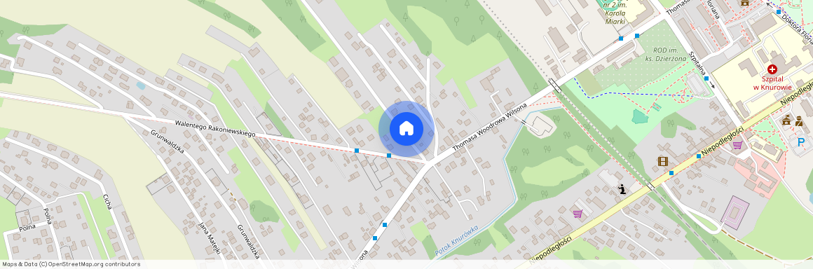 ul. Wilsona, Knurów, gliwicki, śląskie