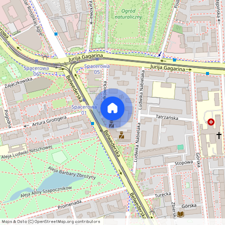 ul. Ludwika Nabielaka, Sielce, Mokotów, Warszawa, mazowieckie