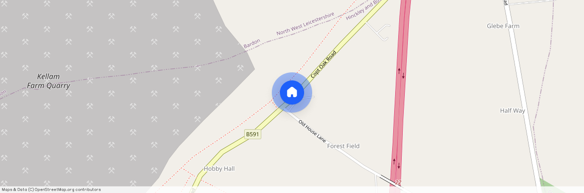 The Terrace, Copt Oak Road, Markfield, LE67 9PJ