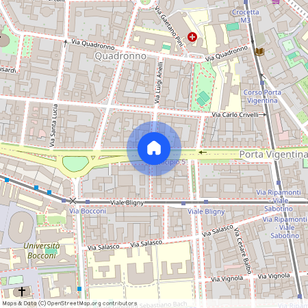 Viale Beatrice dEste, Milan, Lombardy 20136