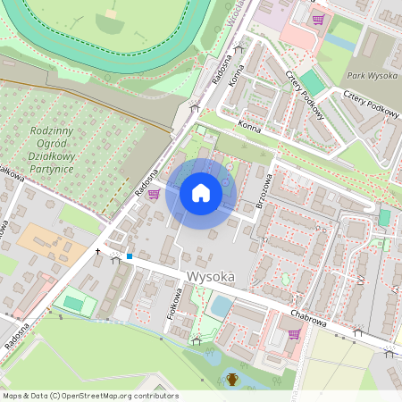 ul. Brzozowa, Wysoka, Kobierzyce, wrocławski, dolnośląskie