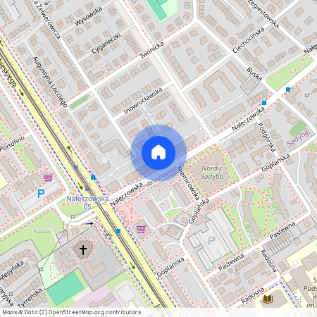 ul. Nałęczowska, Sadyba, Mokotów, Warszawa, mazowieckie