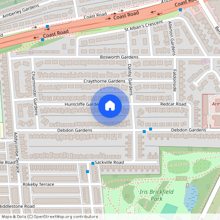 Huntcliffe Gardens, Newcastle upon Tyne, Tyne and Wear, NE6