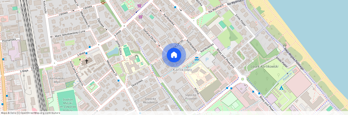 ul. Stefana Okrzei, Karlikowo, Sopot, pomorskie