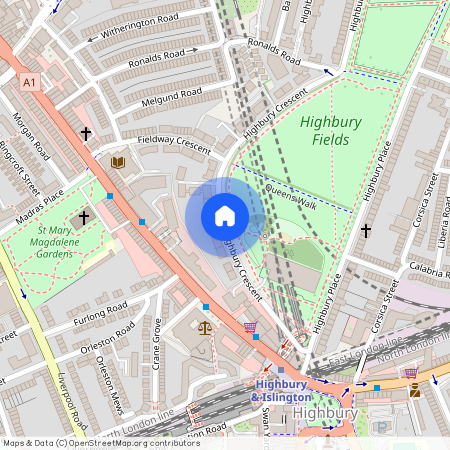 Highbury Crescent, Highbury, London, N5