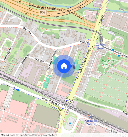 Załęże, ul. Pokoju, Katowice