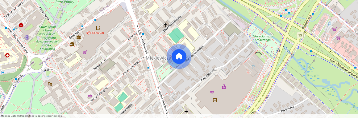 ul. Marii Konopnickiej, Mickiewicza, Białystok, podlaskie