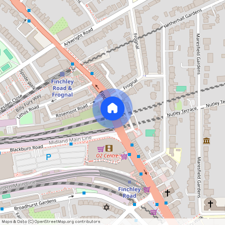 Finchley Road, Hampstead, London, NW3