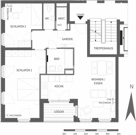 ** AUFGEPASST! Moderne 3-Raum-Wohnung, LOGGIA, EBK, Gäste-WC, Zentrum! ** - Foto 4