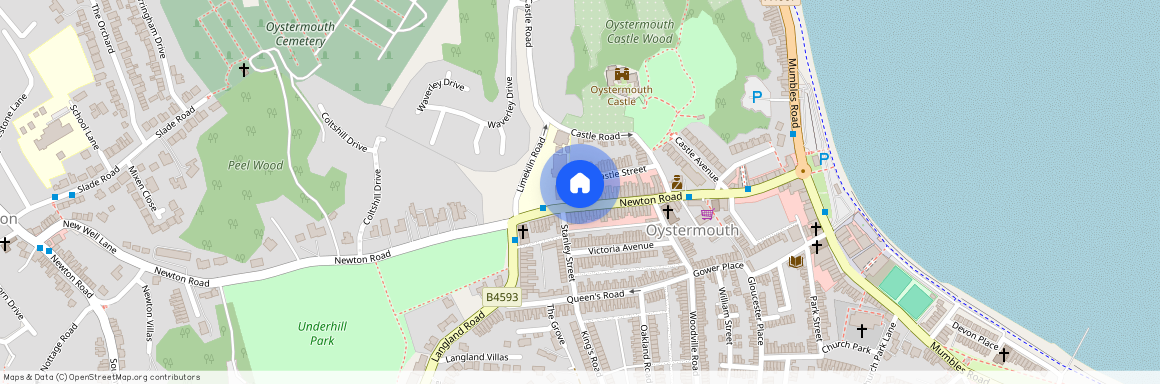 Castle Square, Mumbles, SA3, Swansea