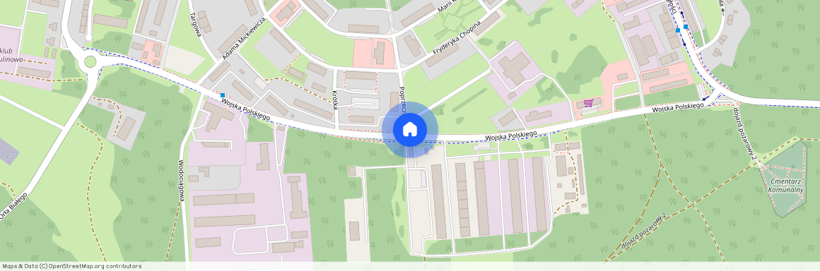 ul. Wojska Polskiego, Borne Sulinowo, Borne Sulinowo, szczecinecki, zachodniopomorskie