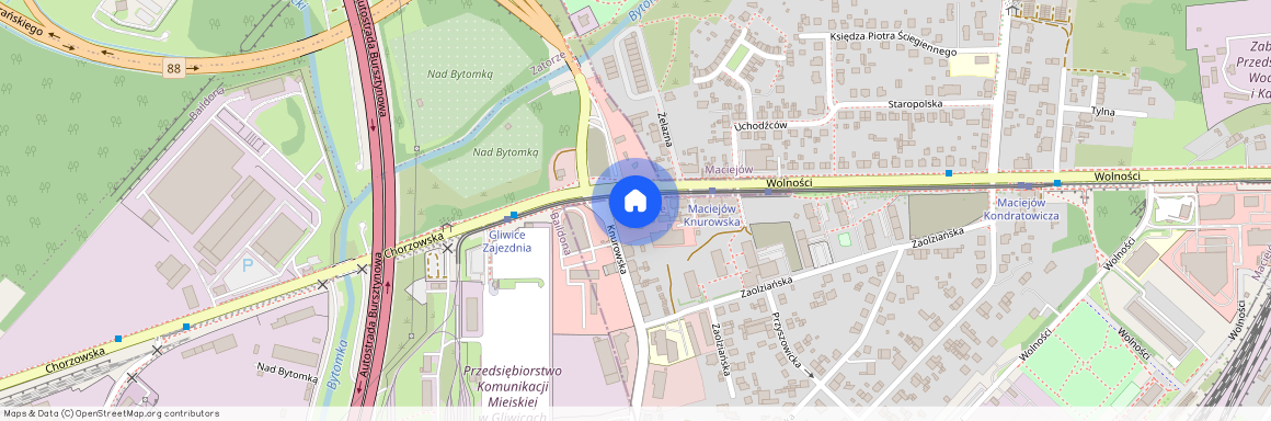 ul. Wolności, Maciejów, Zabrze, śląskie