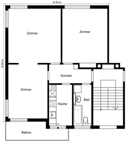3-Zimmerwohnung im Kreis 7 zu vermieten - Photo 2