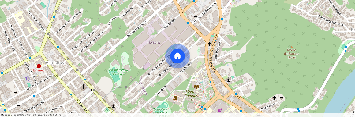 Rua Teresópolis 250, Itoupava Seca, Blumenau - SC, 89030-112, Brazil