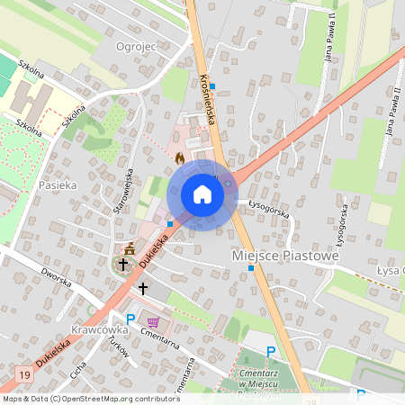 Miejsce Piastowe, Miejsce Piastowe, krośnieński, podkarpackie