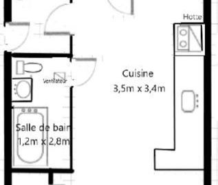 3 1/2 à louer / Montréal (métro Cadillac) - Photo 4