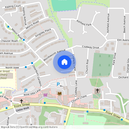 2 bed upper flat to rent in NE16