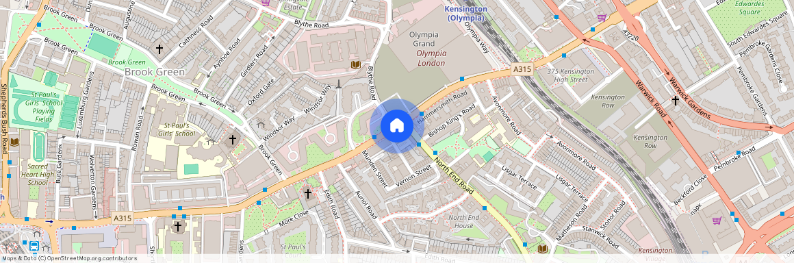 91A Hammersmith Road, London, W14
