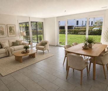 Exklusive 4.5-Zimmer-Gartenwohnung mit 400 m² Privatgarten in Aesch - Foto 2
