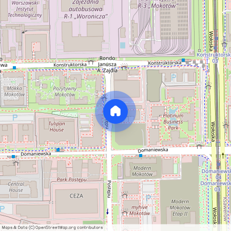 ul. Postępu 24, Służewiec, Mokotów, Warszawa, mazowieckie