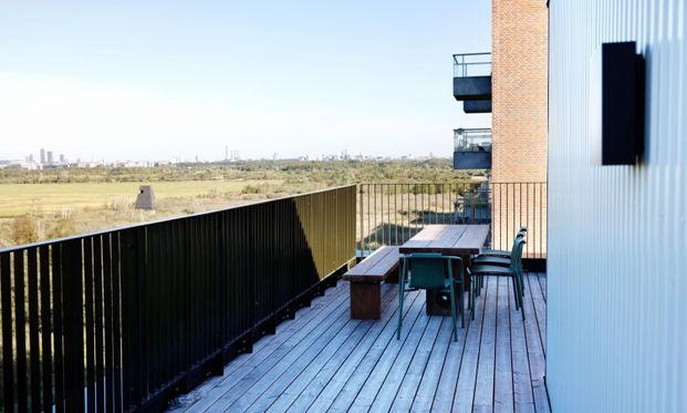 2 vær bolig i UN17 Lunden - et bofællesskab for dig over 40 år - Penthouse med åben stue og køkken-alrum - Photo 1