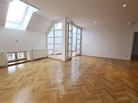 TOPLAGE, BÖRSE-NÄHE, klimatisierte 157 m2 Maisonette mit 18 m2 Terrasse, 4 Zimmer, Küche, Wintergarten, 2 Bäder, Zelinkagasse - Photo 5