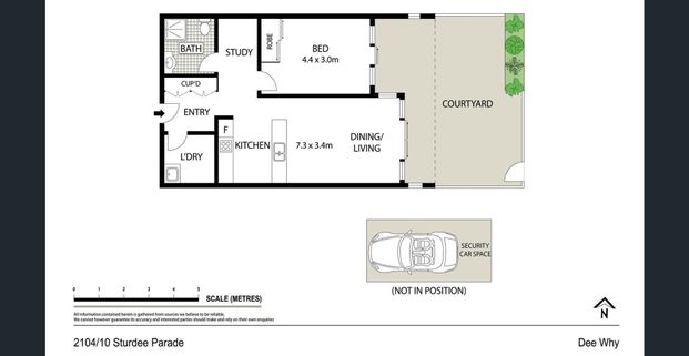 Chic Garden Apartment Moments from Beach, Dining & Transport - Photo 1